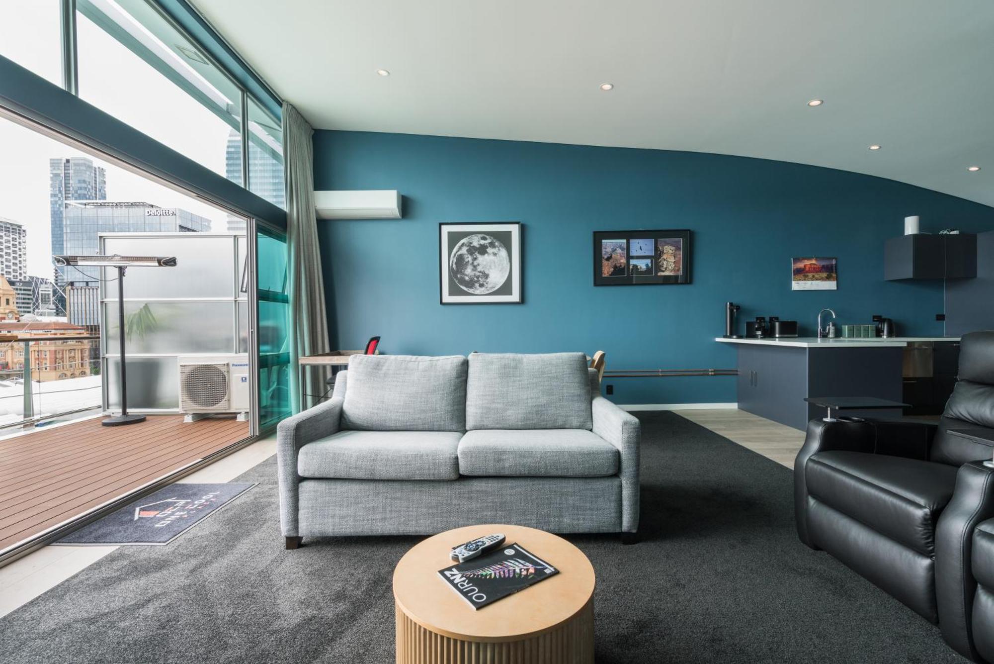 אוקלנד Penthouse Apartment With Stunning Harbour Views מראה חיצוני תמונה