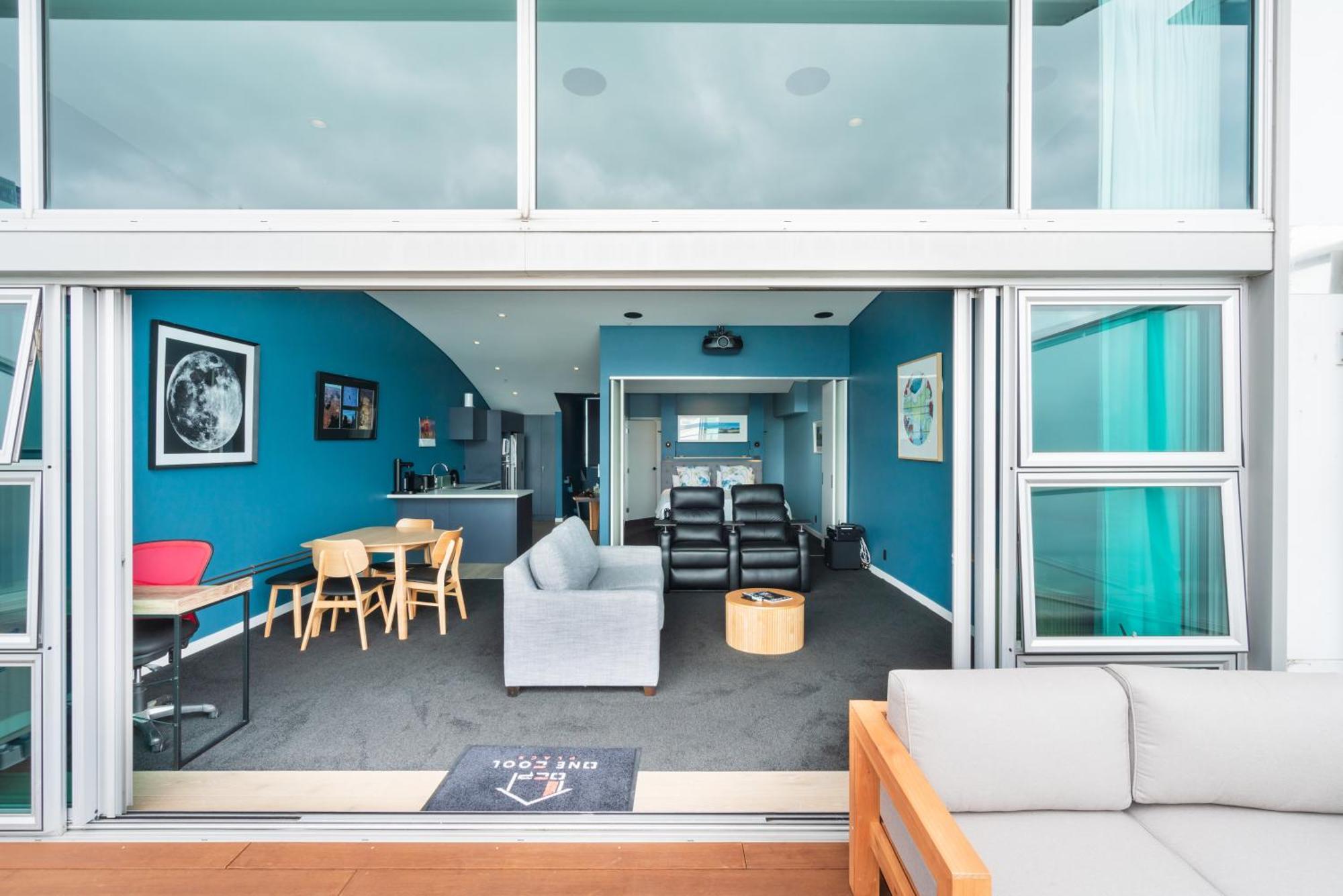 אוקלנד Penthouse Apartment With Stunning Harbour Views מראה חיצוני תמונה