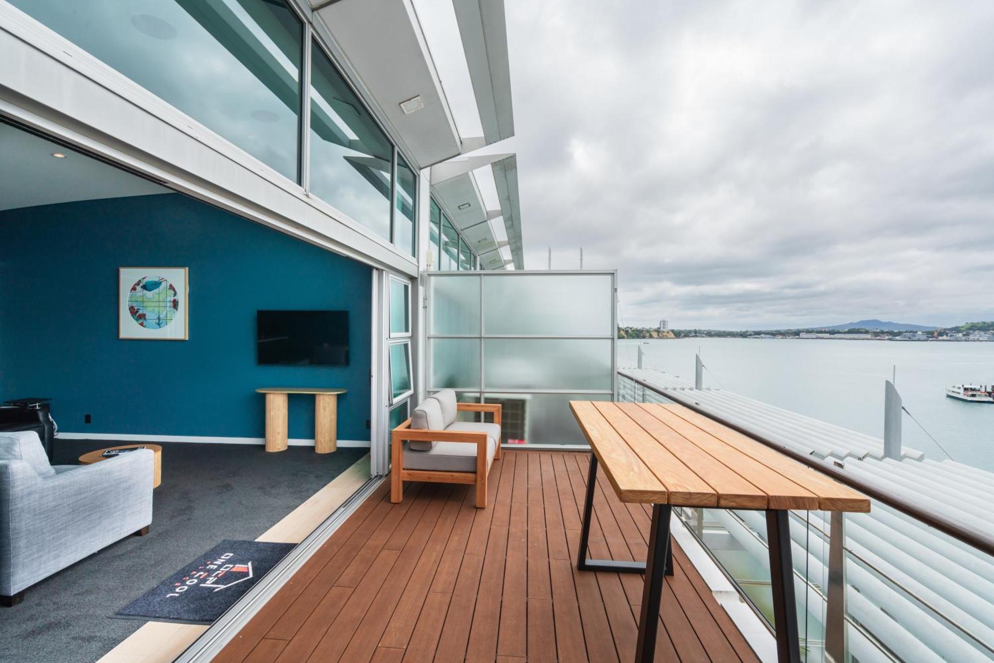 אוקלנד Penthouse Apartment With Stunning Harbour Views מראה חיצוני תמונה